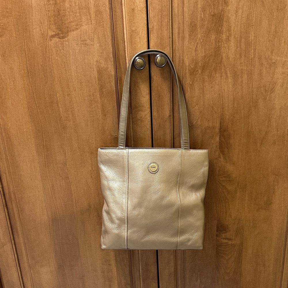 The Sak Metallic Gold Shoulder Bag